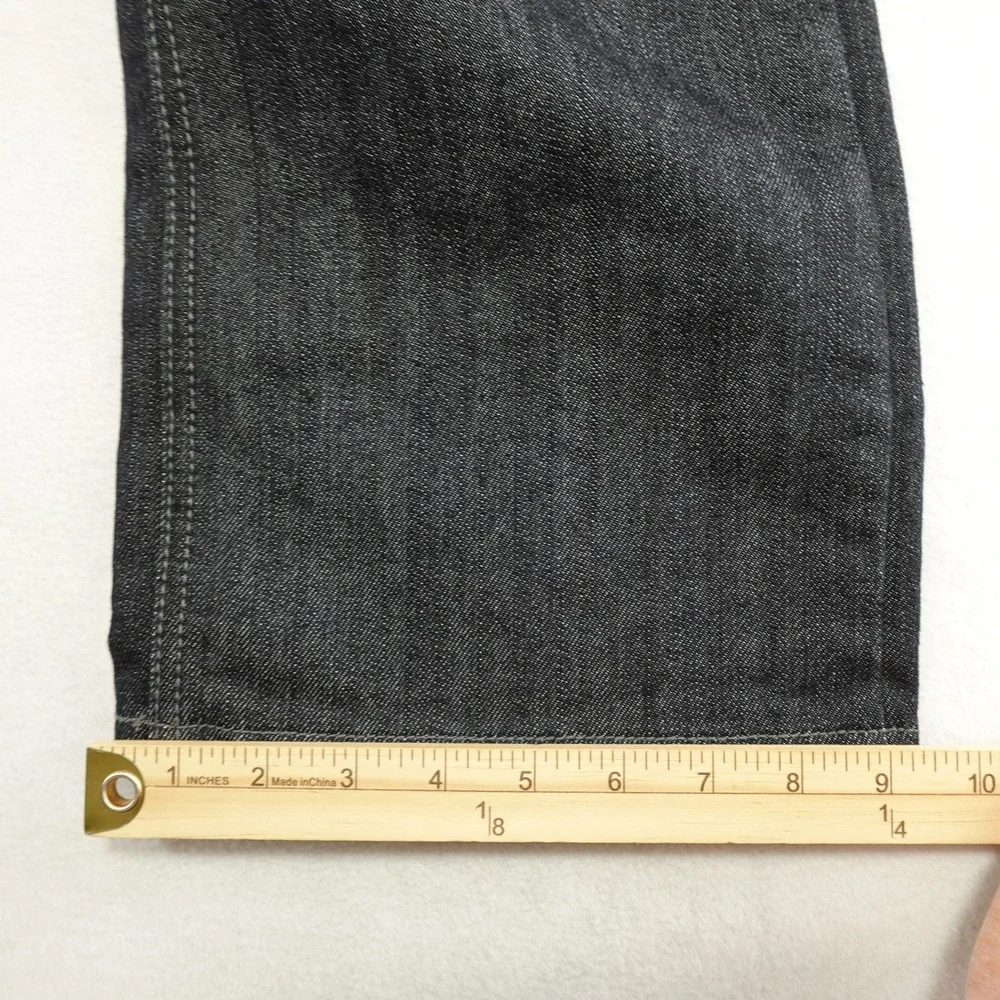 Raw Blue Jeans Mens 38x32 Act 37x30 Black Wide‎ Leg Denim Yellow Belt Grunge